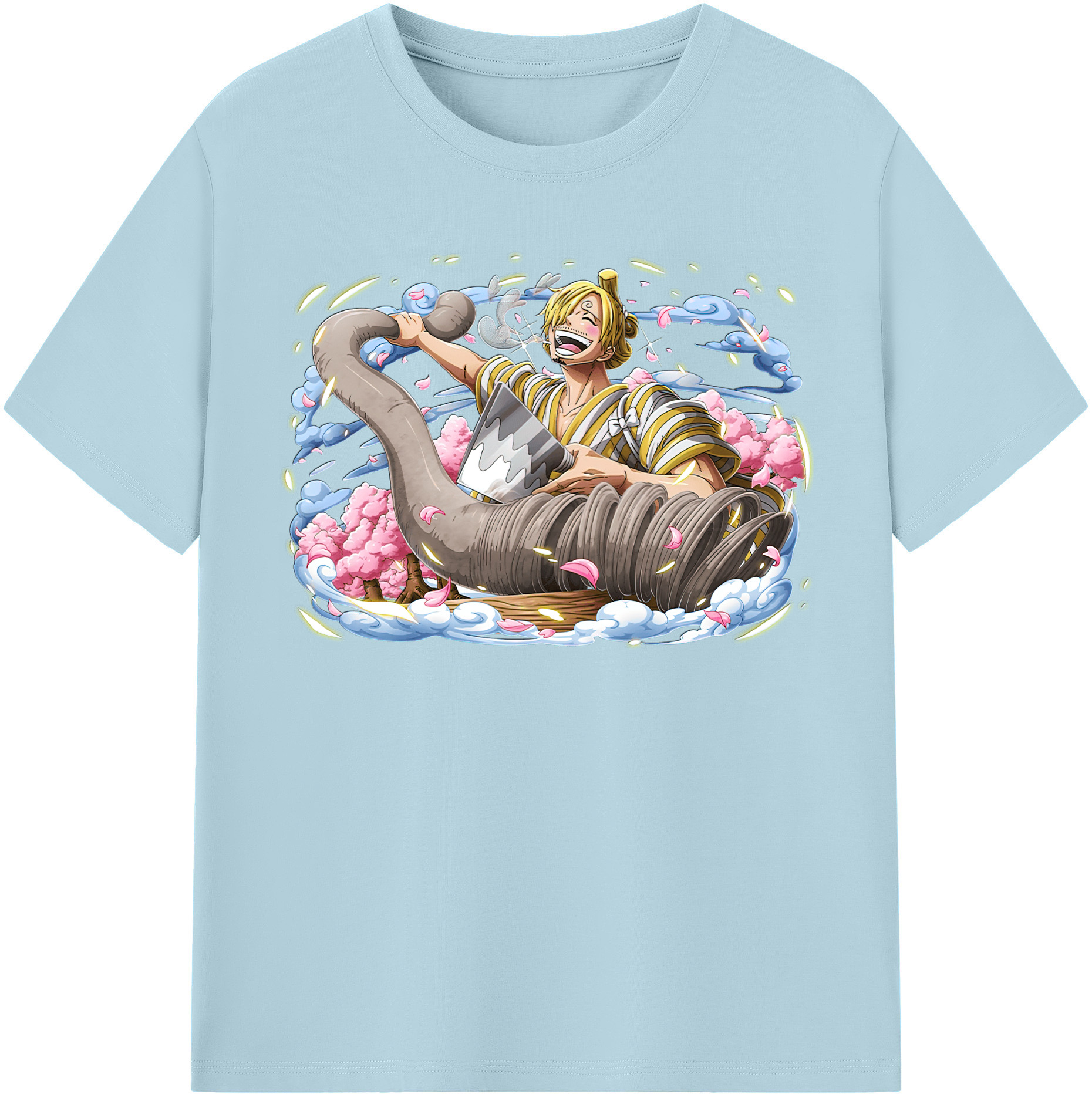ワンピース サンジ ONE PIECE Sanji 綿100％半袖Tシャツ（フロントプリント）